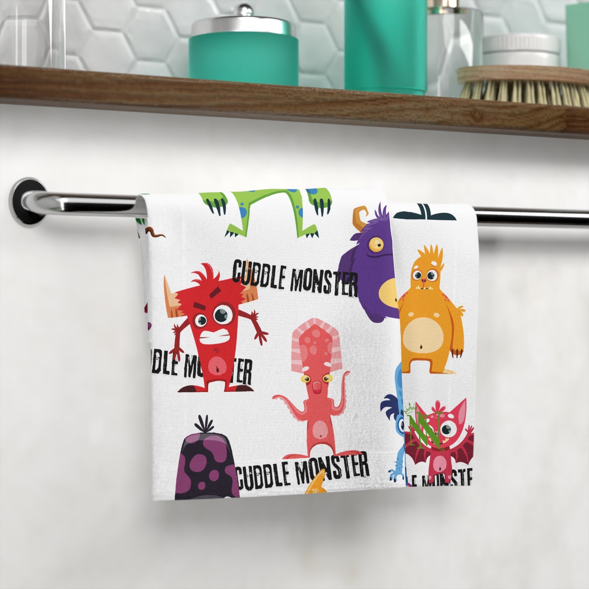 Cuddle Monster Pattern | Mix & Match Lils’ Fun-Flirty Lovers’ Towels