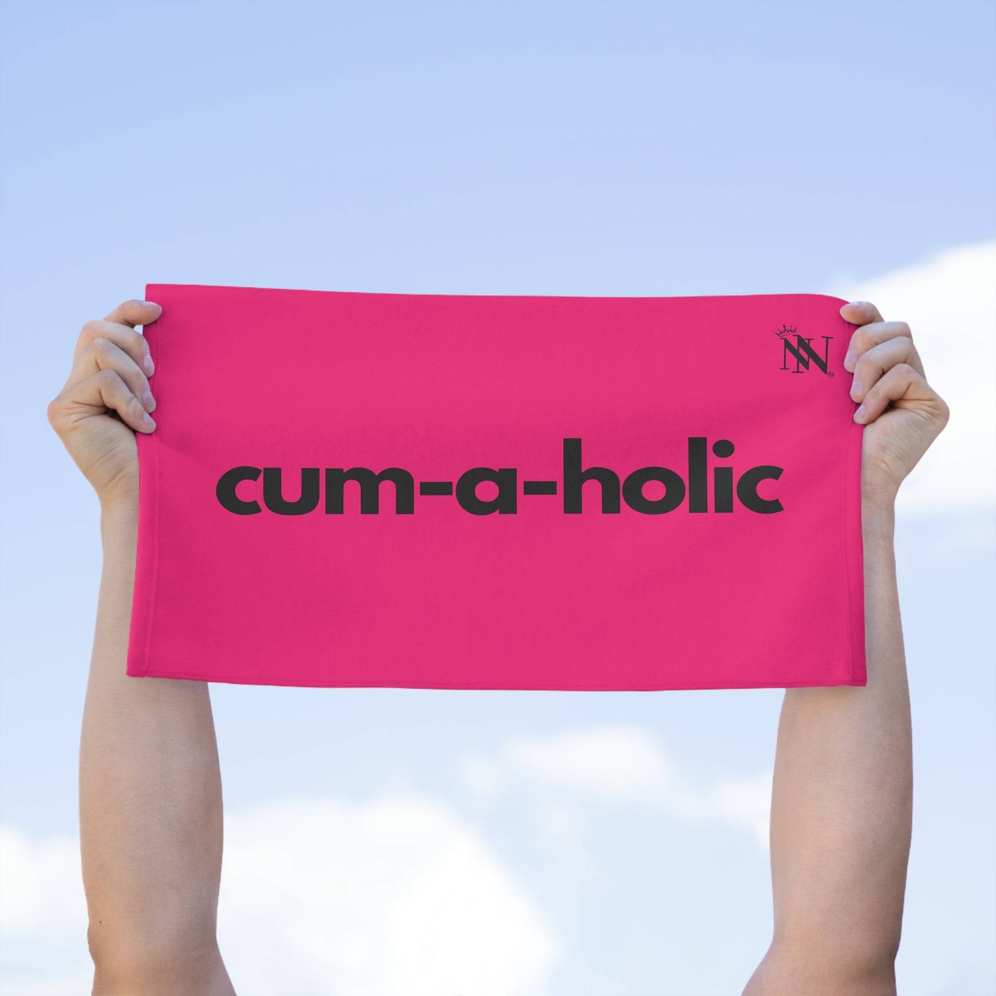 Cum-a-Holic Pink Mix & Match Soft Sex Towels | Flirty Lovers’ Gifts
