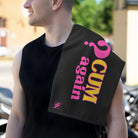 ? Cum Again Black Mix Match Soft Sex Towels | Flirty Lovers’ Gifts