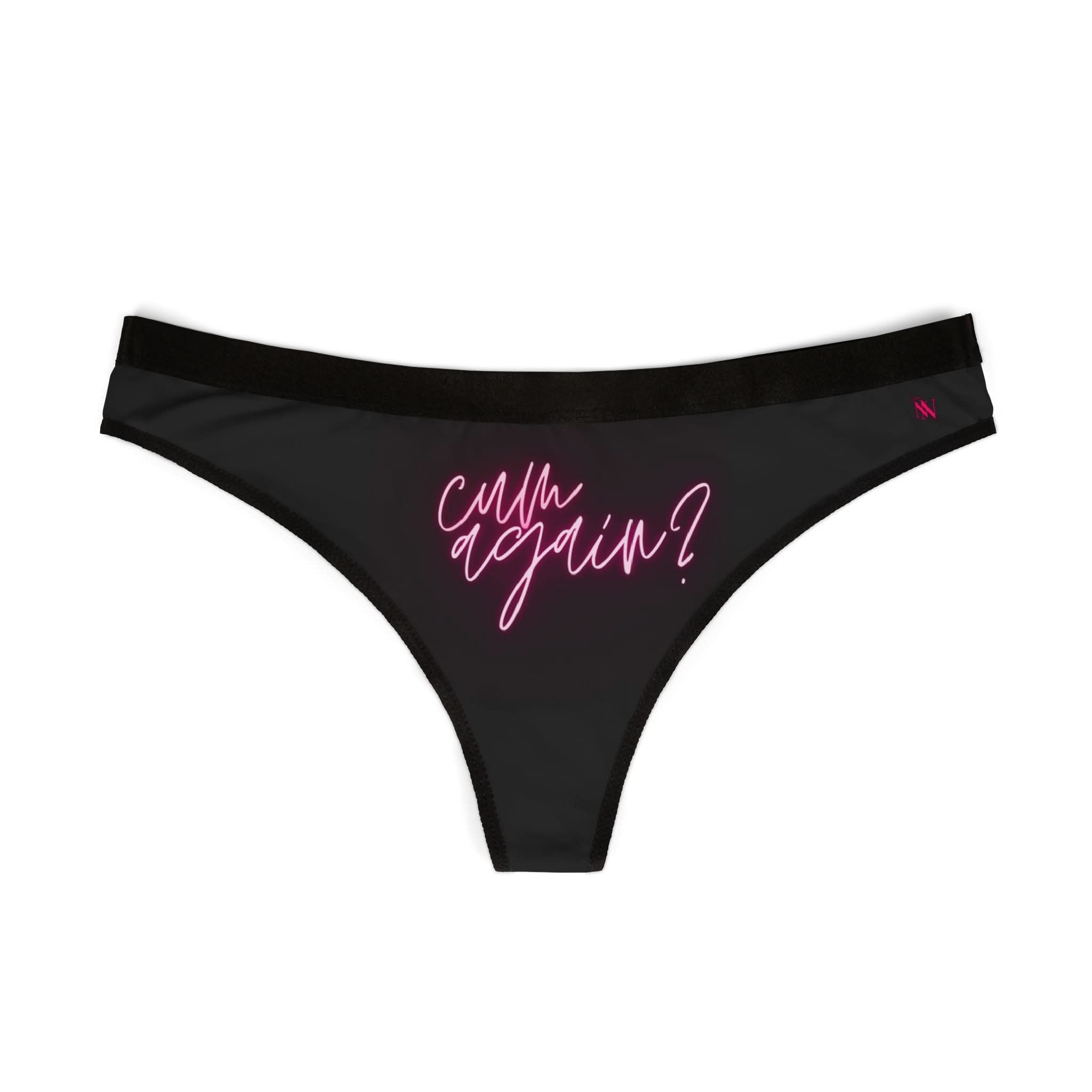Cum Again? | Mix & Match Women’s Fun-Flirty Lovers’ Thongs