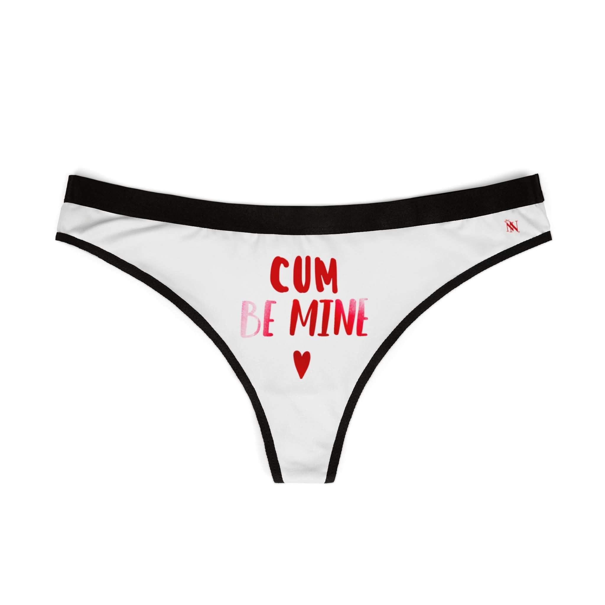 Cum Be Mine | Mix & Match Women’s Fun-Flirty Lovers’ Thongs