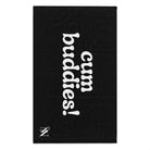 Cum Buddies! Black Mix & Match Soft Sex Towels | Flirty Lovers’ Gifts