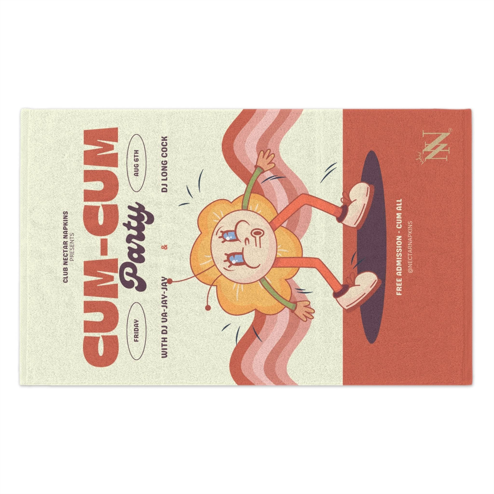 Cum-Cum Party | Mix & Match Soft Fun-Flirty Lovers’ Towels