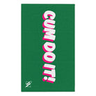 Cum Do It! Green | Mix & Match Soft Fun-Flirty Lovers’ Towels