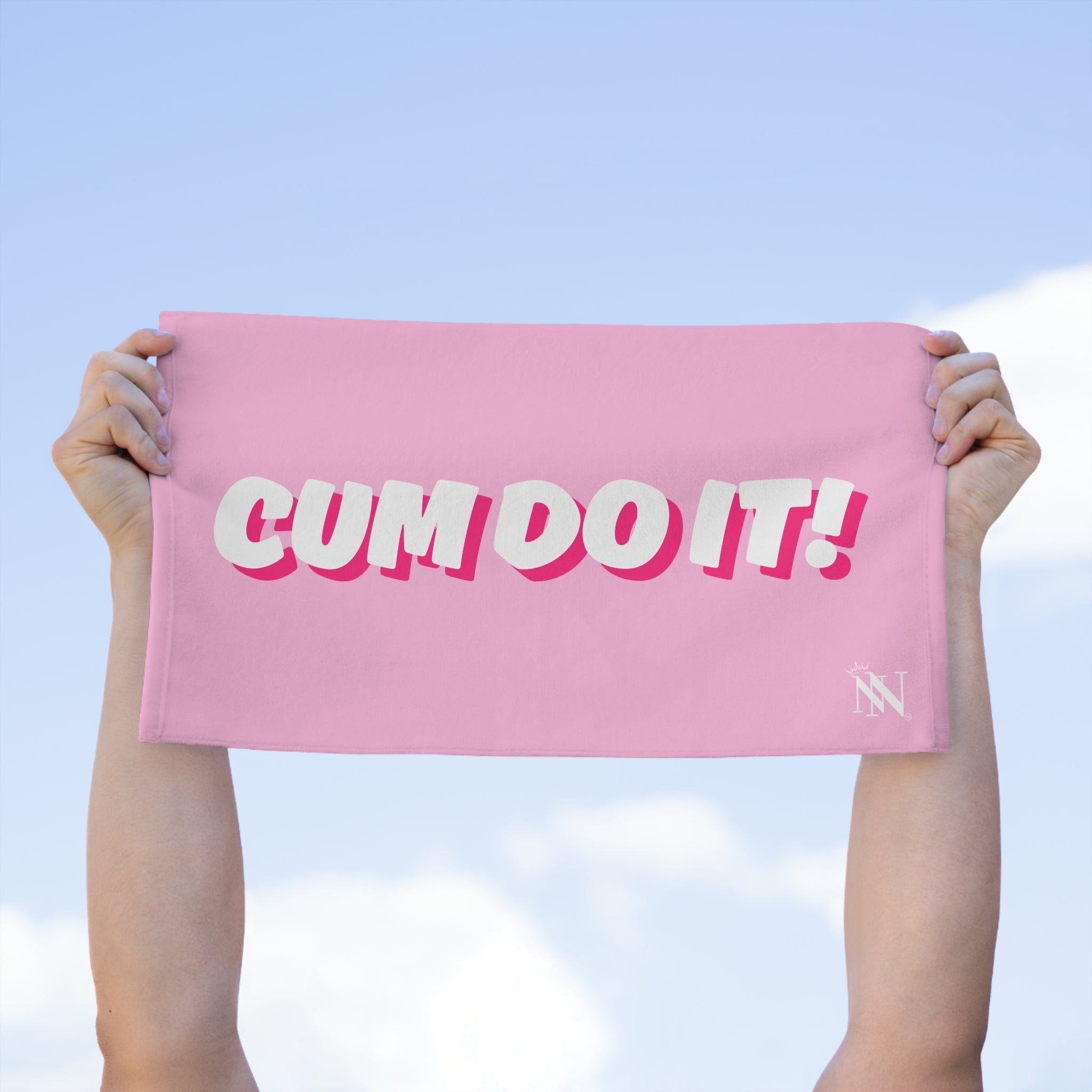 Cum Do It! Light Pink | Mix & Match Soft Fun-Flirty Lovers’ Towels