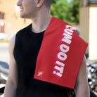 Cum Do It! Red | Mix & Match Soft Fun-Flirty Lovers’ Towels