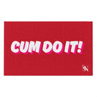 Cum Do It! Red | Mix & Match Soft Fun-Flirty Lovers’ Towels