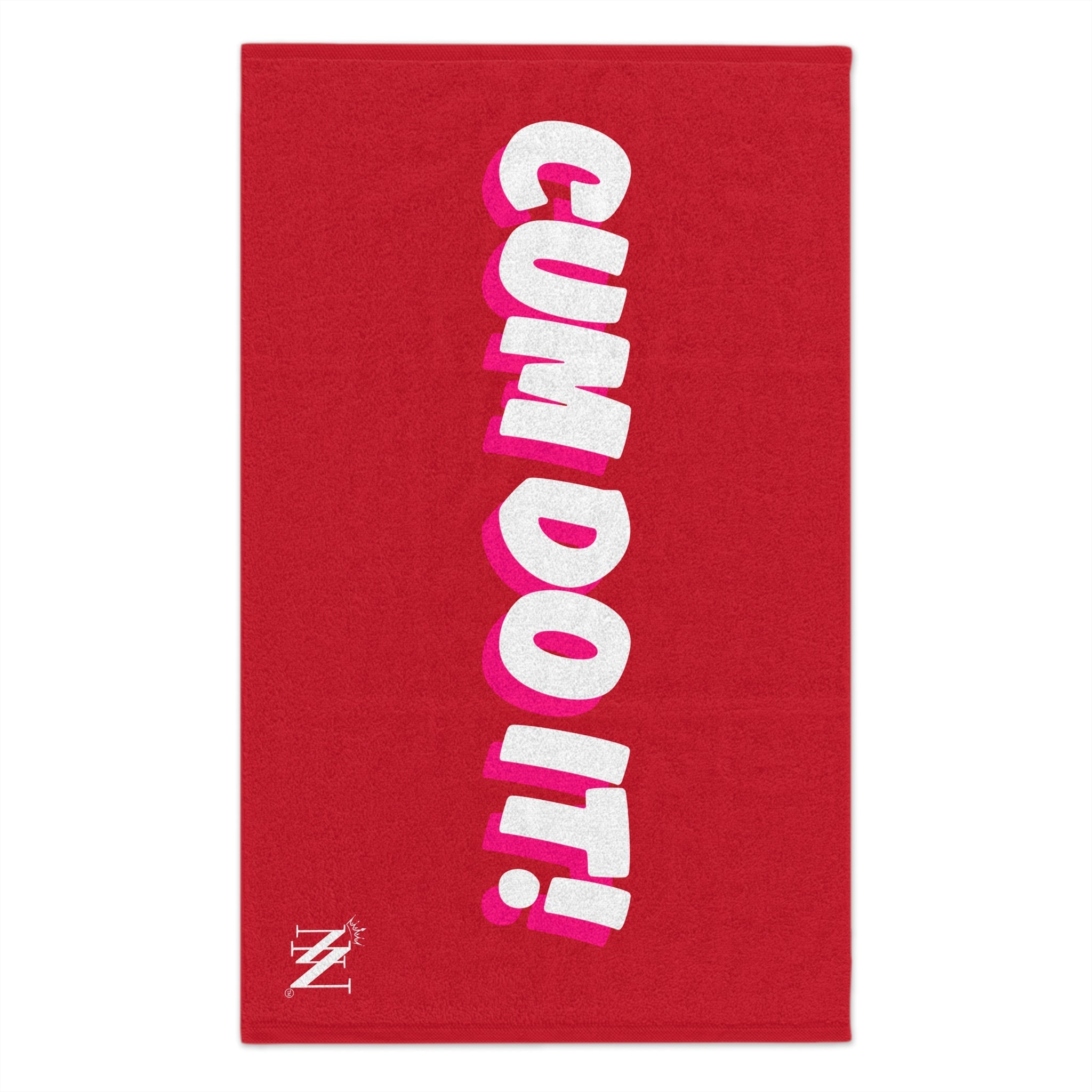 Cum Do It! Red | Mix & Match Soft Fun-Flirty Lovers’ Towels