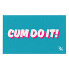Cum Do It! Teal | Mix & Match Soft Fun-Flirty Lovers’ Towels