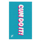 Cum Do It! Teal | Mix & Match Soft Fun-Flirty Lovers’ Towels