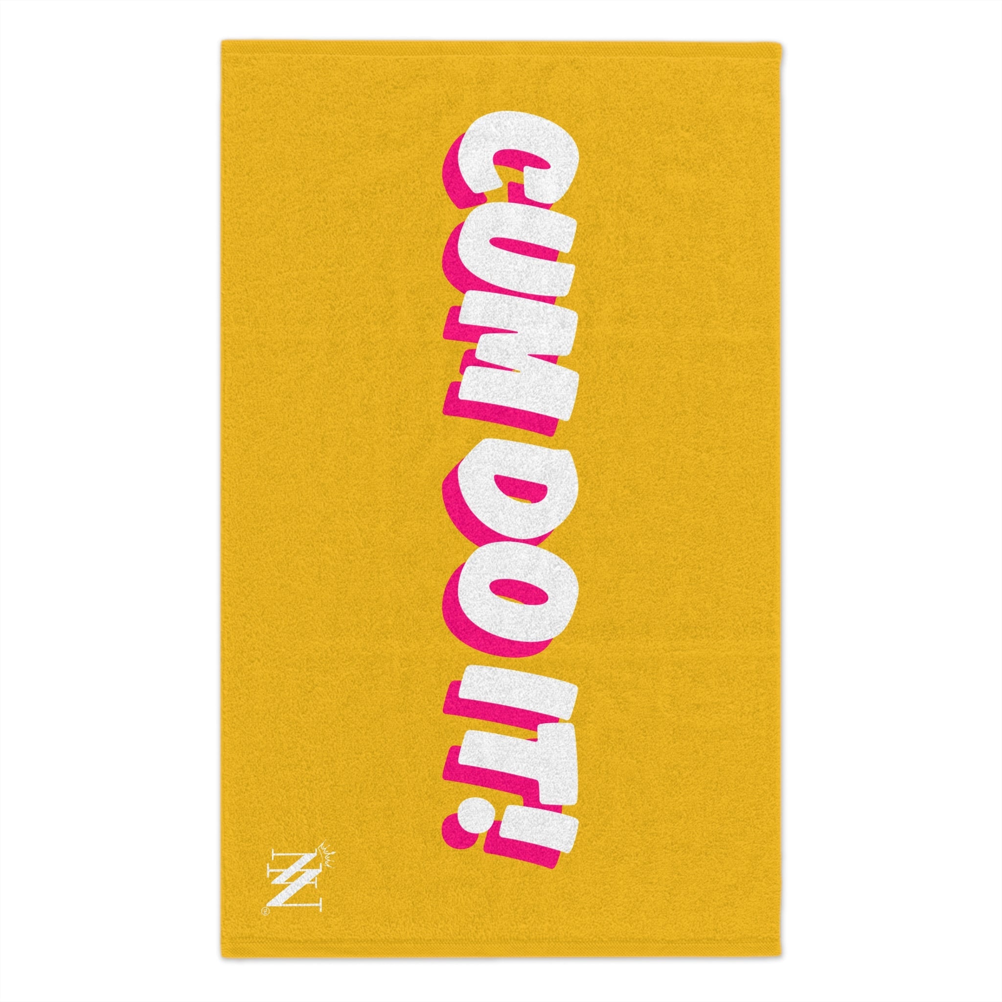 Cum Do It! Yellow | Mix & Match Soft Fun-Flirty Lovers’ Towels