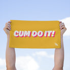 Cum Do It! Yellow | Mix & Match Soft Fun-Flirty Lovers’ Towels