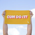 Cum Do It! Yellow | Mix & Match Soft Fun-Flirty Lovers’ Towels