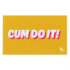 Cum Do It! Yellow | Mix & Match Soft Fun-Flirty Lovers’ Towels
