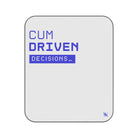 Cum Driven Decisions | Mix Match Fun-Flirty Lovers’ Water-Resistant Blankets