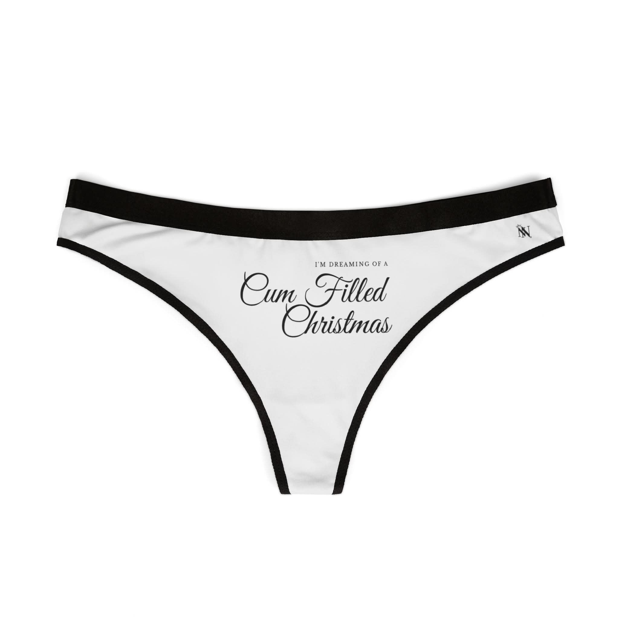 Cum Filled Christmas | Mix & Match Women’s Fun-Flirty Lovers’ Thongs