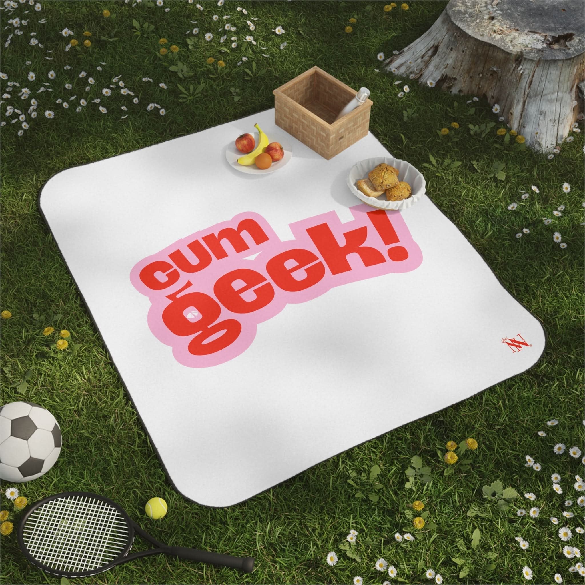 Cum Geek! | Mix Match Fun-Flirty Lovers’ Water-Resistant Blankets