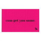 Cum Get You Some. Pink | Mix & Match Soft Sex Towels | Flirty Lovers’ Gifts