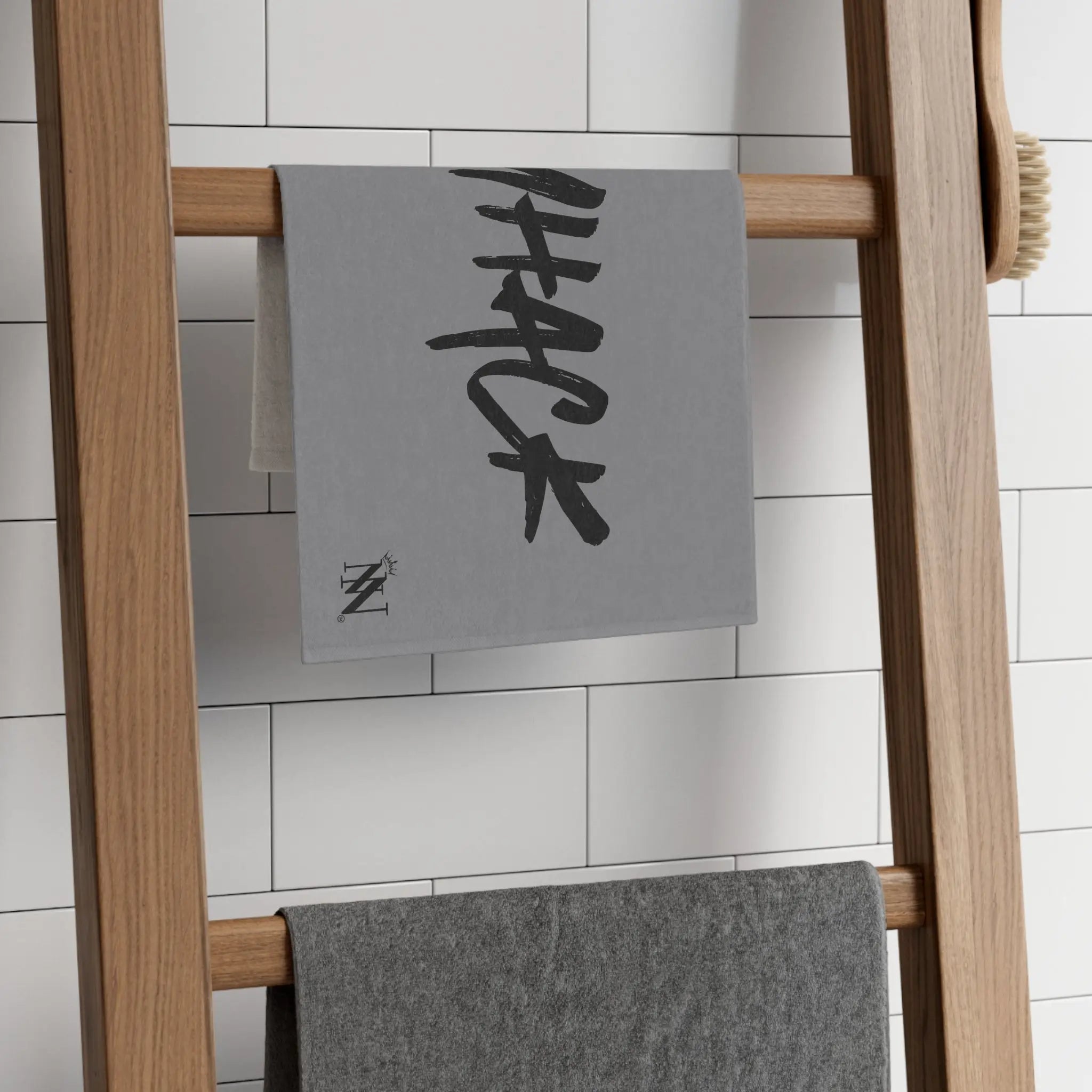 Cum Hack Grey | Mix & Match Soft Fun-Flirty Lovers’ Towels