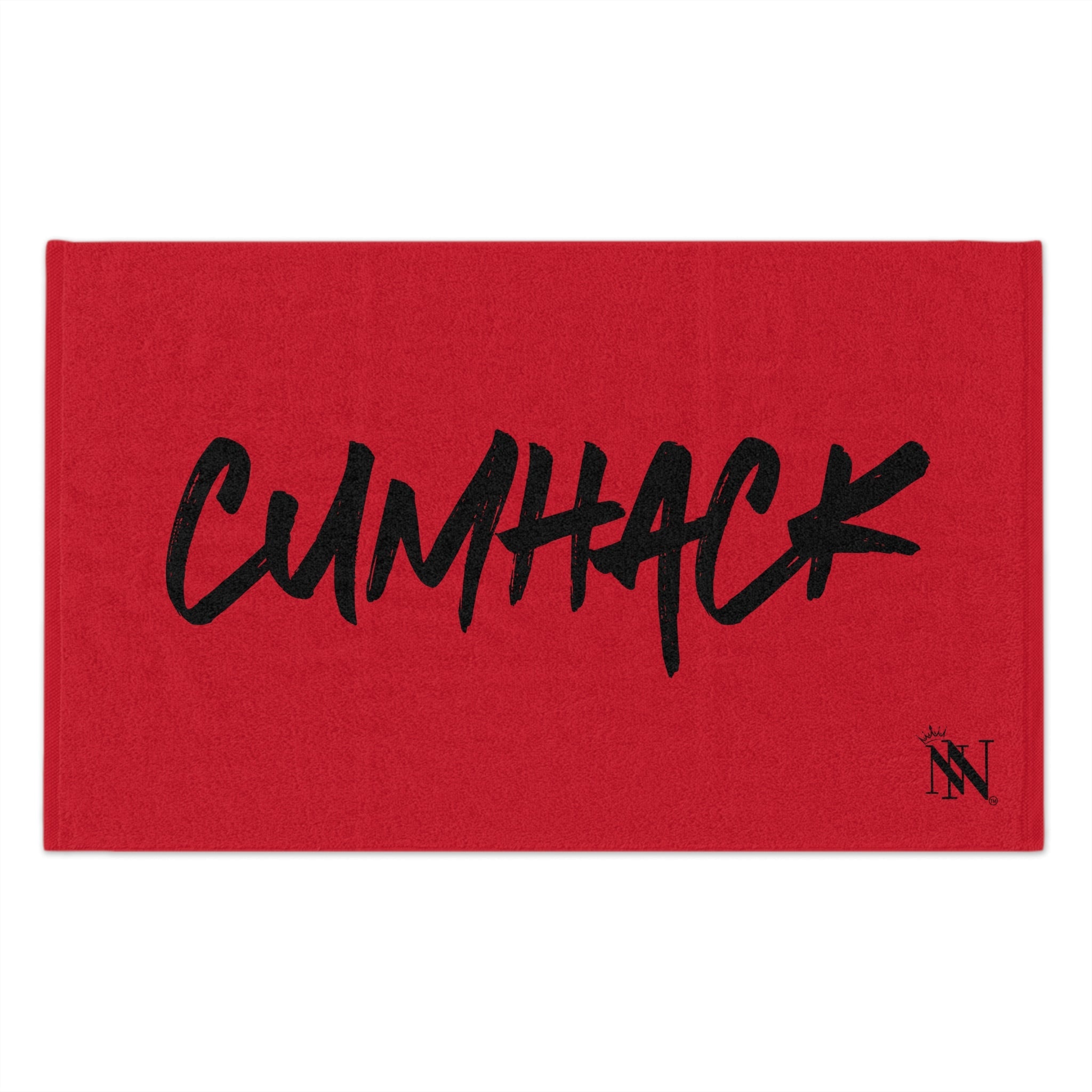 Cum Hack Red | Mix & Match Soft Fun-Flirty Lovers’ Towels