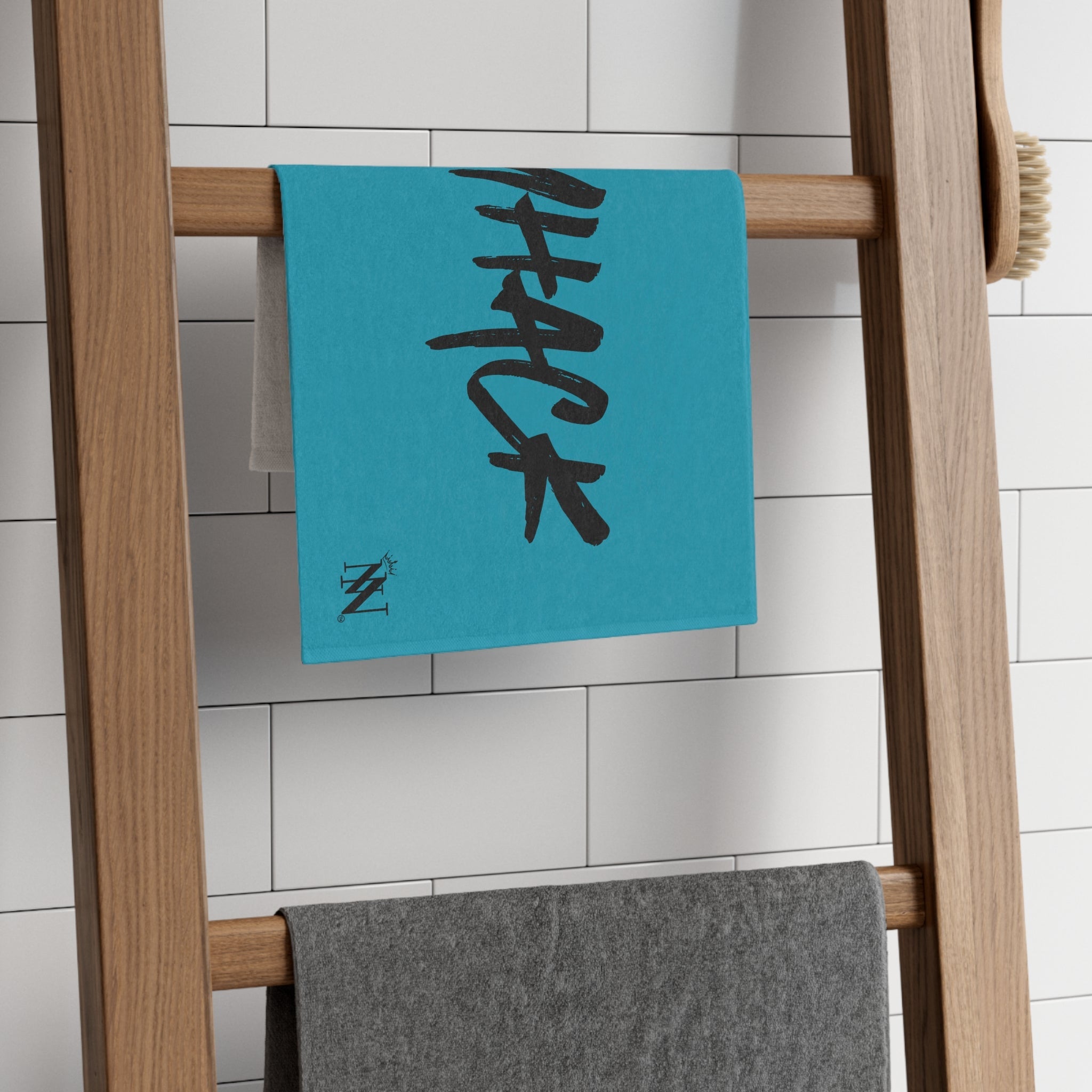 Cum Hack Teal | Mix & Match Soft Fun-Flirty Lovers’ Towels