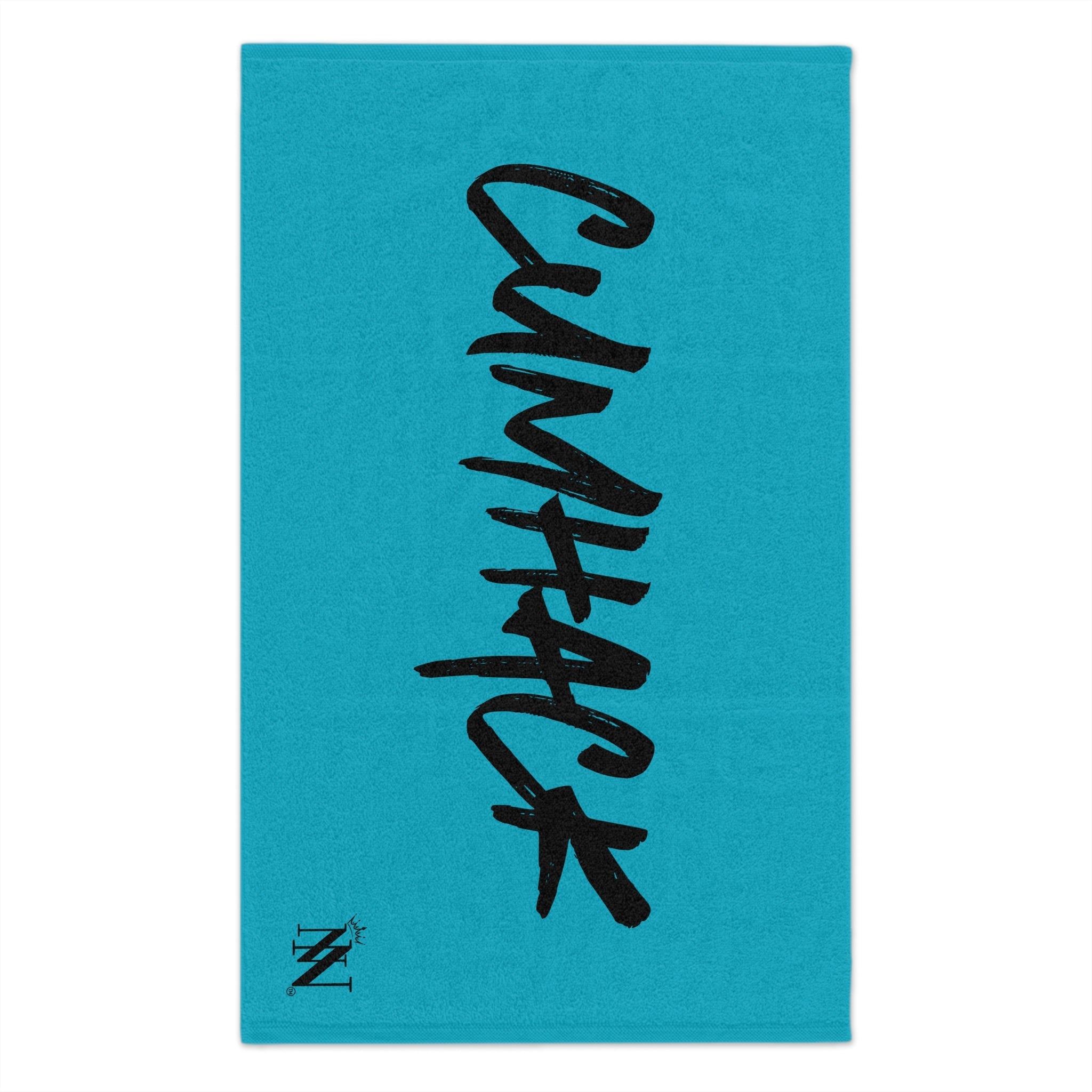 Cum Hack Teal | Mix & Match Soft Fun-Flirty Lovers’ Towels