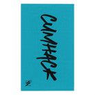 Cum Hack Teal | Mix & Match Soft Fun-Flirty Lovers’ Towels