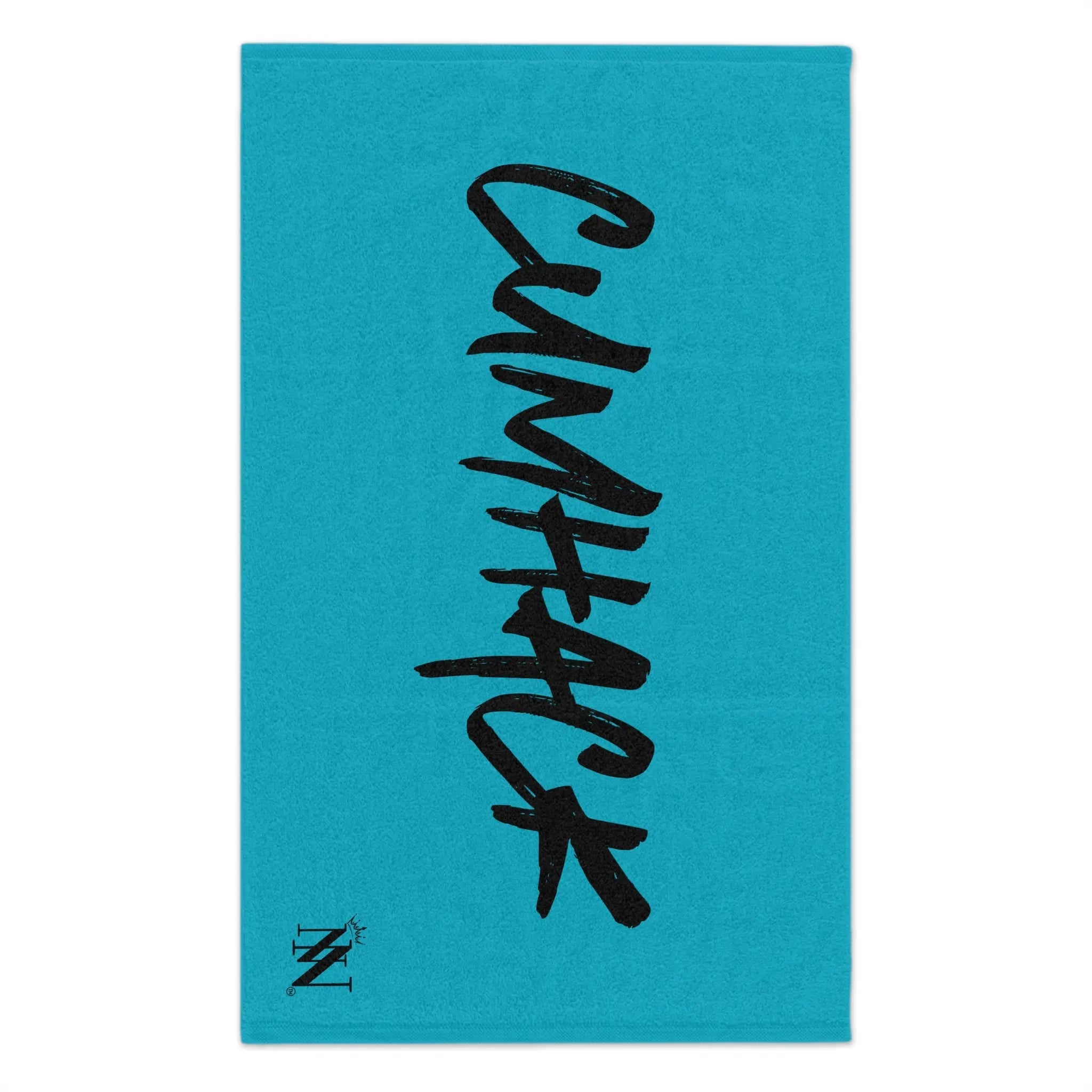 Cum Hack Teal | Mix & Match Soft Fun-Flirty Lovers’ Towels