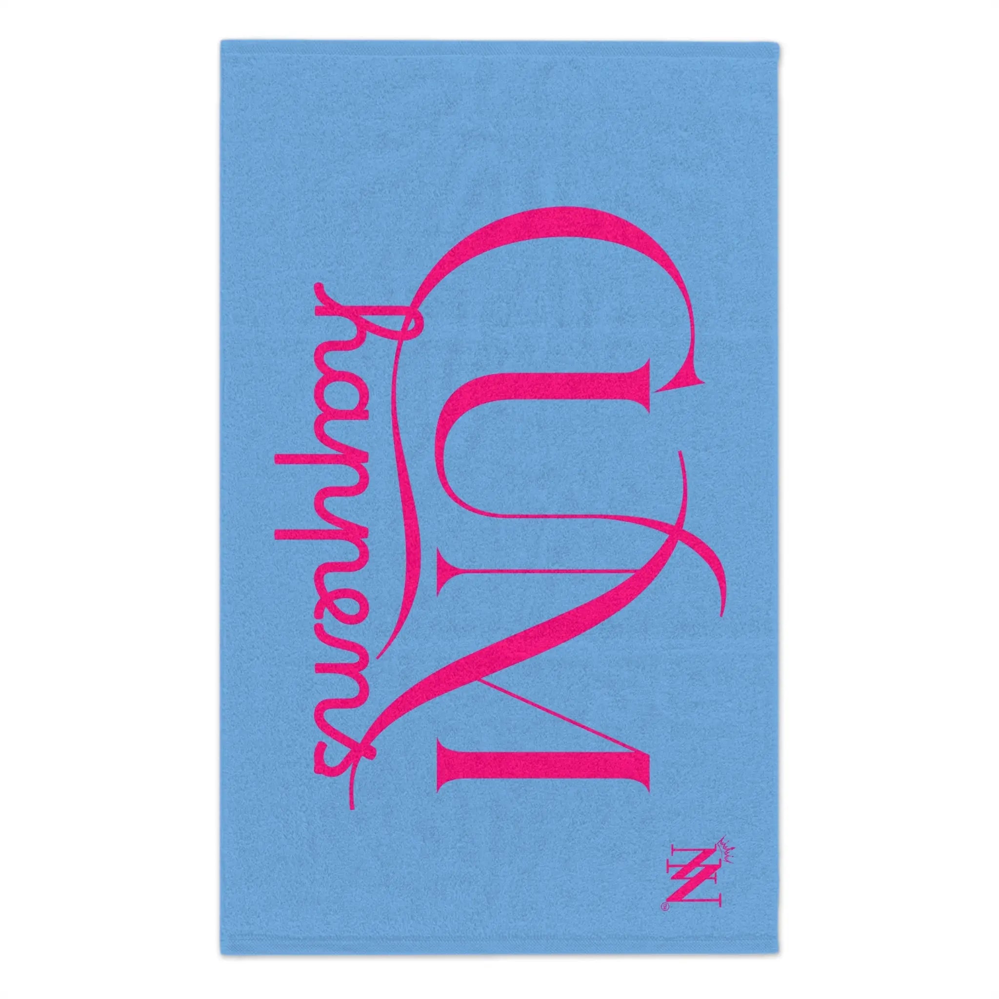 Cum Happens Light Blue | Mix & Match Soft Fun-Flirty Lovers’ Towels