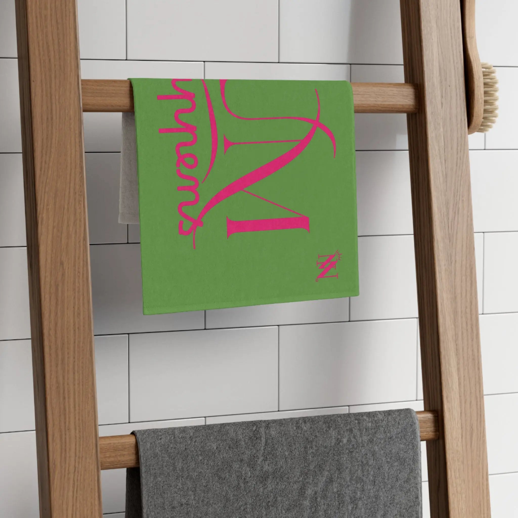 Cum Happens Light Green | Mix & Match Soft Fun-Flirty Lovers’ Towels