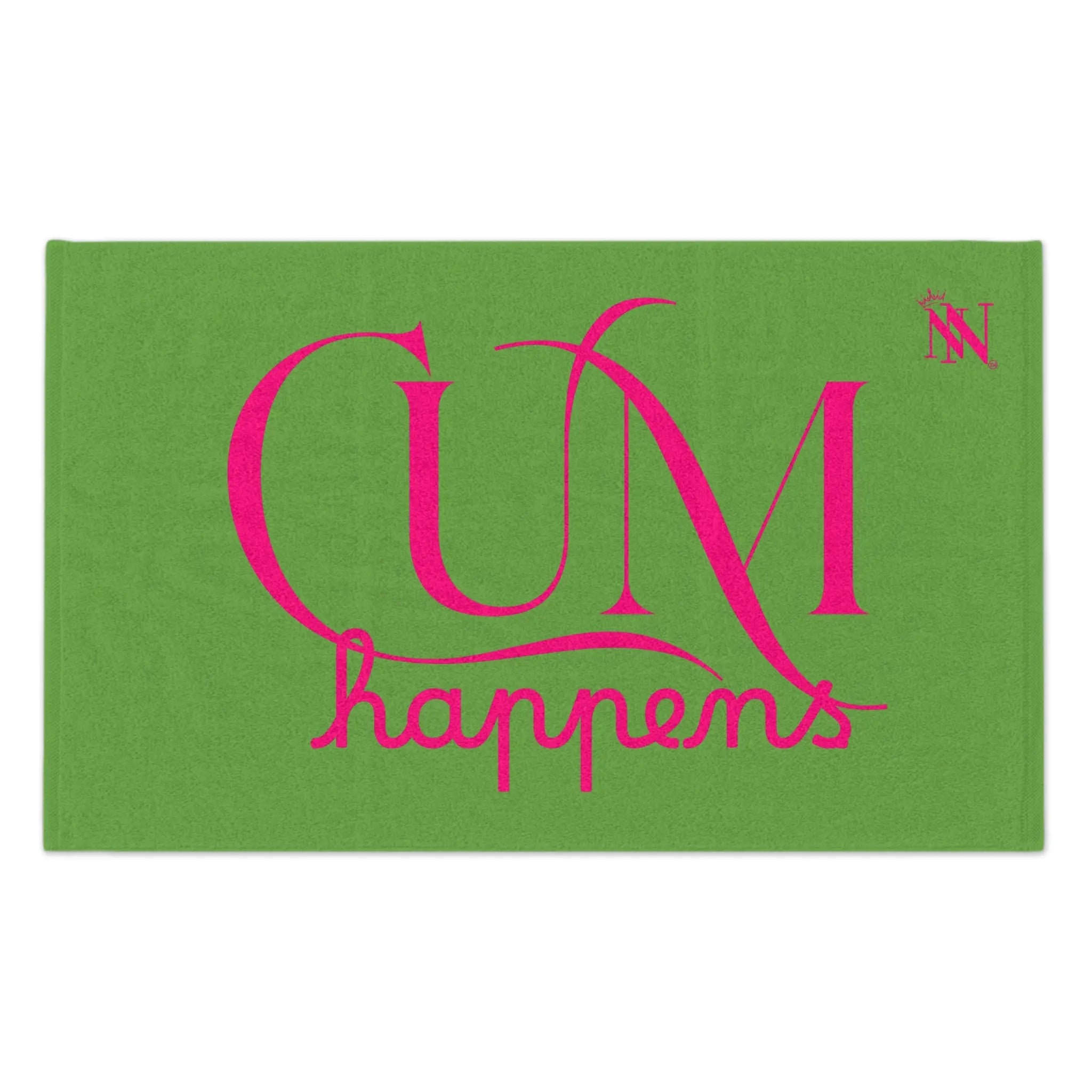 Cum Happens Light Green | Mix & Match Soft Fun-Flirty Lovers’ Towels