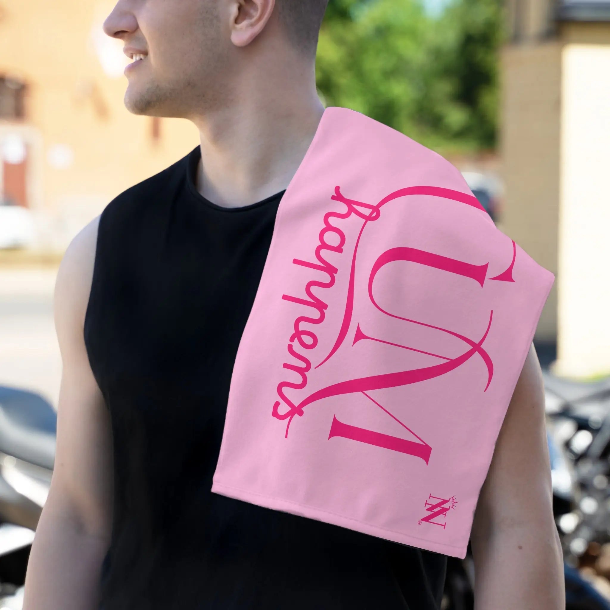 Cum Happens Light Pink | Mix & Match Soft Fun-Flirty Lovers’ Towels