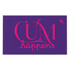 Cum Happens Purple | Mix & Match Soft Fun-Flirty Lovers’ Towels