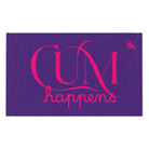 Cum Happens Purple | Mix & Match Soft Fun-Flirty Lovers’ Towels