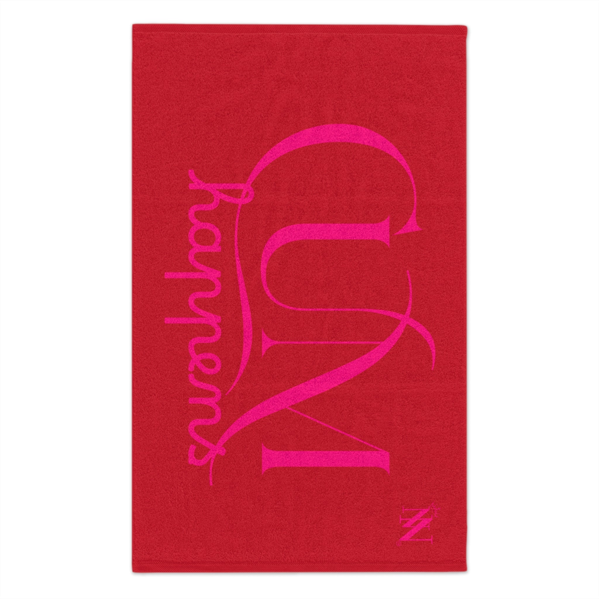 Cum Happens Red | Mix & Match Soft Fun-Flirty Lovers’ Towels