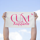 Cum Happens White | Mix & Match Soft Fun-Flirty Lovers’ Towels