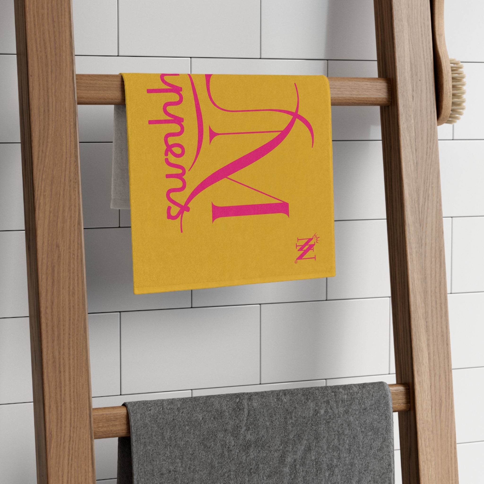 Cum Happens Yellow | Mix & Match Soft Fun-Flirty Lovers’ Towels