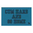 Cum Hard and Go Home Blue Mix & Match Soft Sex Towels | Naughty Lovers’ Gifts