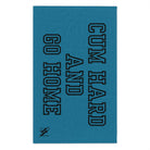 Cum Hard and Go Home Blue Mix & Match Soft Sex Towels | Naughty Lovers’ Gifts
