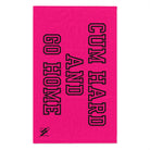 Cum Hard and Go Home Pink Mix & Match Soft Sex Towels | Naughty Lovers’ Gifts
