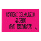 Cum Hard and Go Home Pink Mix & Match Soft Sex Towels | Naughty Lovers’ Gifts