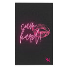 Cum Hard! Kiss Mark | Mix & Match Soft Fun-Flirty Lovers’ Towels
