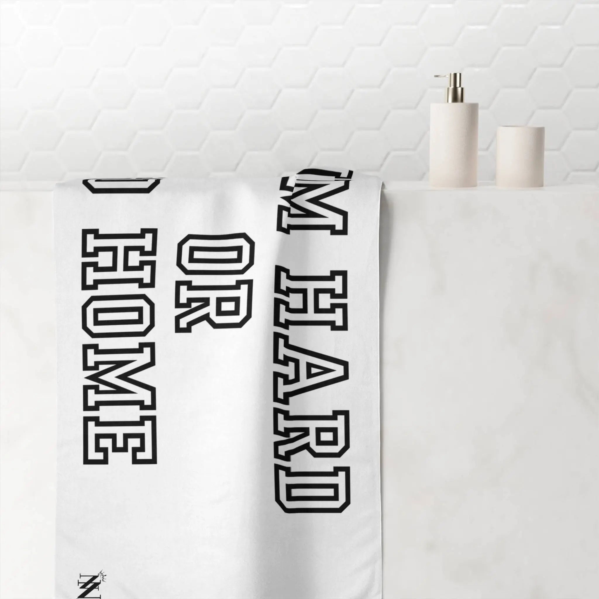 Cum Hard or Go Home | Mix & Match Naughty XL Fun-Flirty Lovers’ Towels