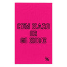 Cum Hard or Go Home Pink Mix & Match Soft Sex Towels | Flirty Lovers’ Gifts