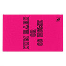 Cum Hard or Go Home Pink Mix & Match Soft Sex Towels | Flirty Lovers’ Gifts