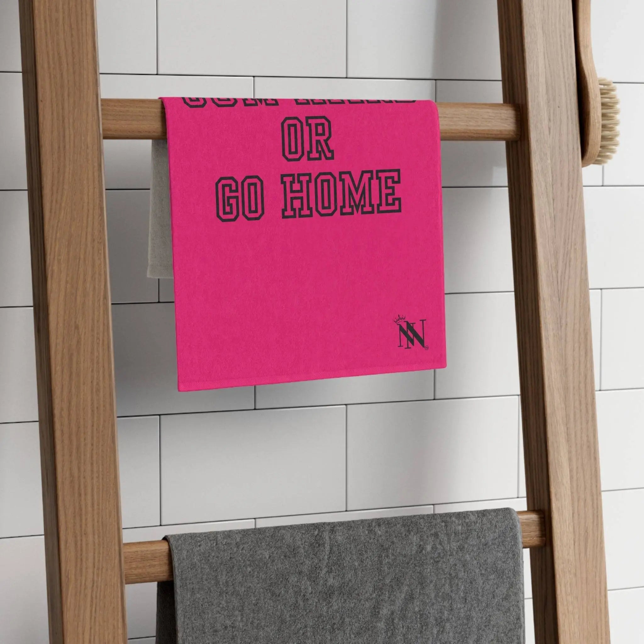 Cum Hard or Go Home Pink Mix & Match Soft Sex Towels | Flirty Lovers’ Gifts