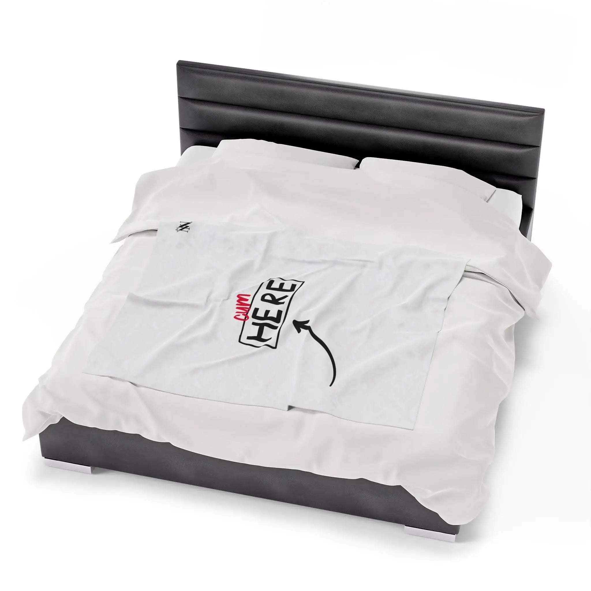 Cum Here | Mix & Match Fun-Flirty Lovers’ Blankets