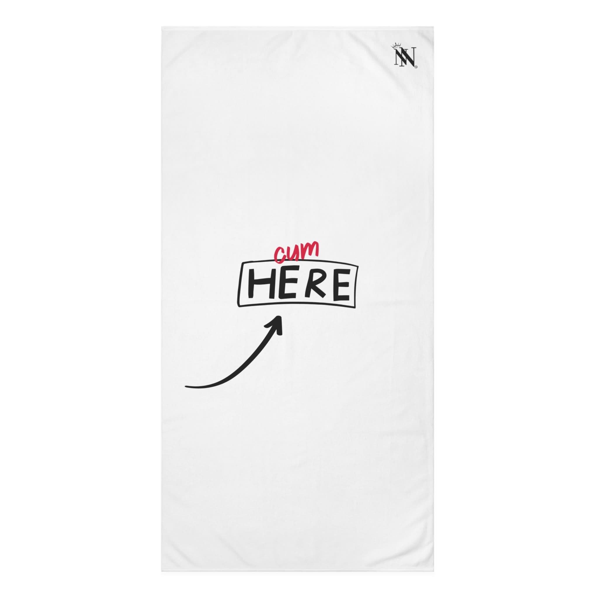 Cum Here | Mix & Match Naughty XL Fun-Flirty Lovers’ Towels