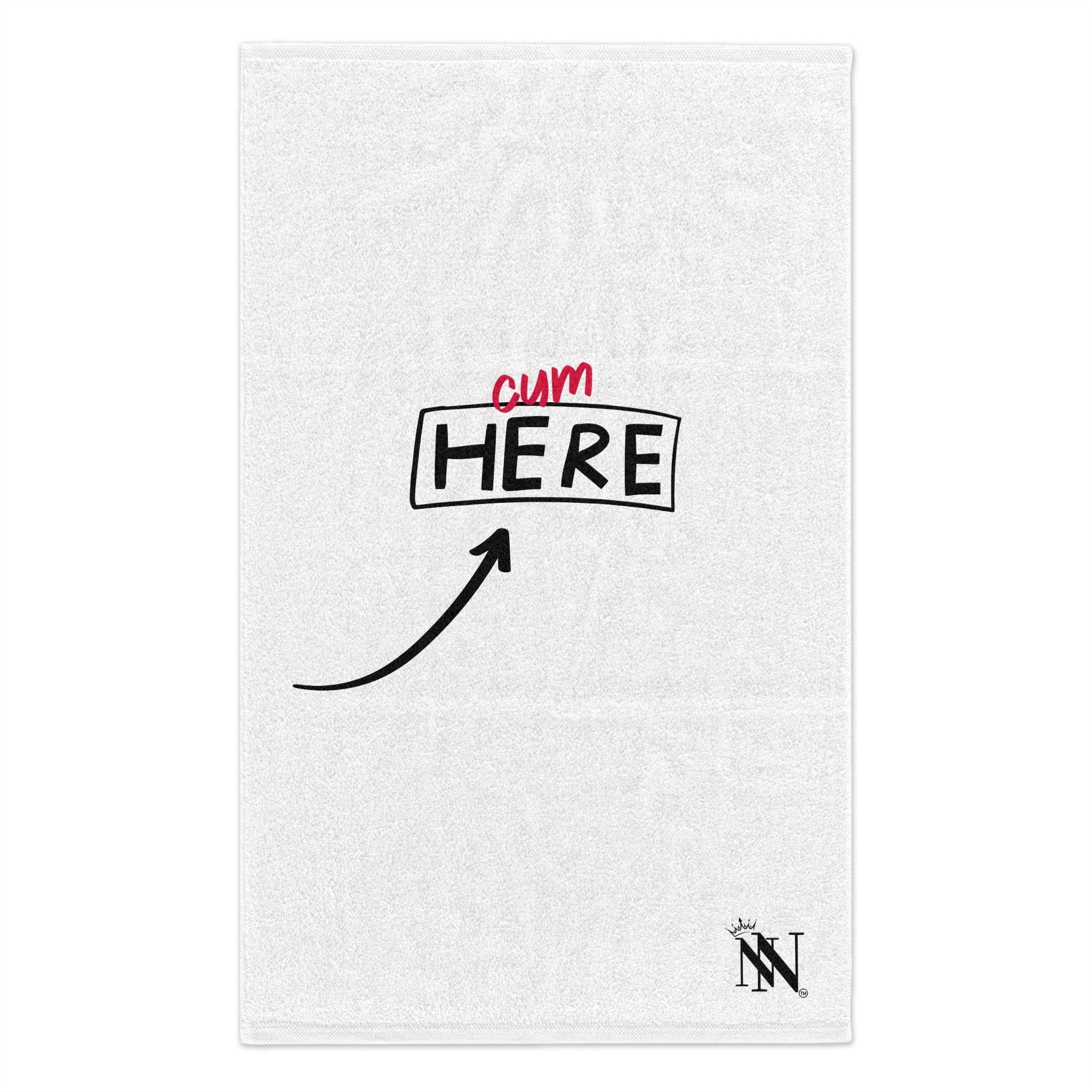 Cum Here | Mix & Match Soft Fun-Flirty Lovers’ Towels