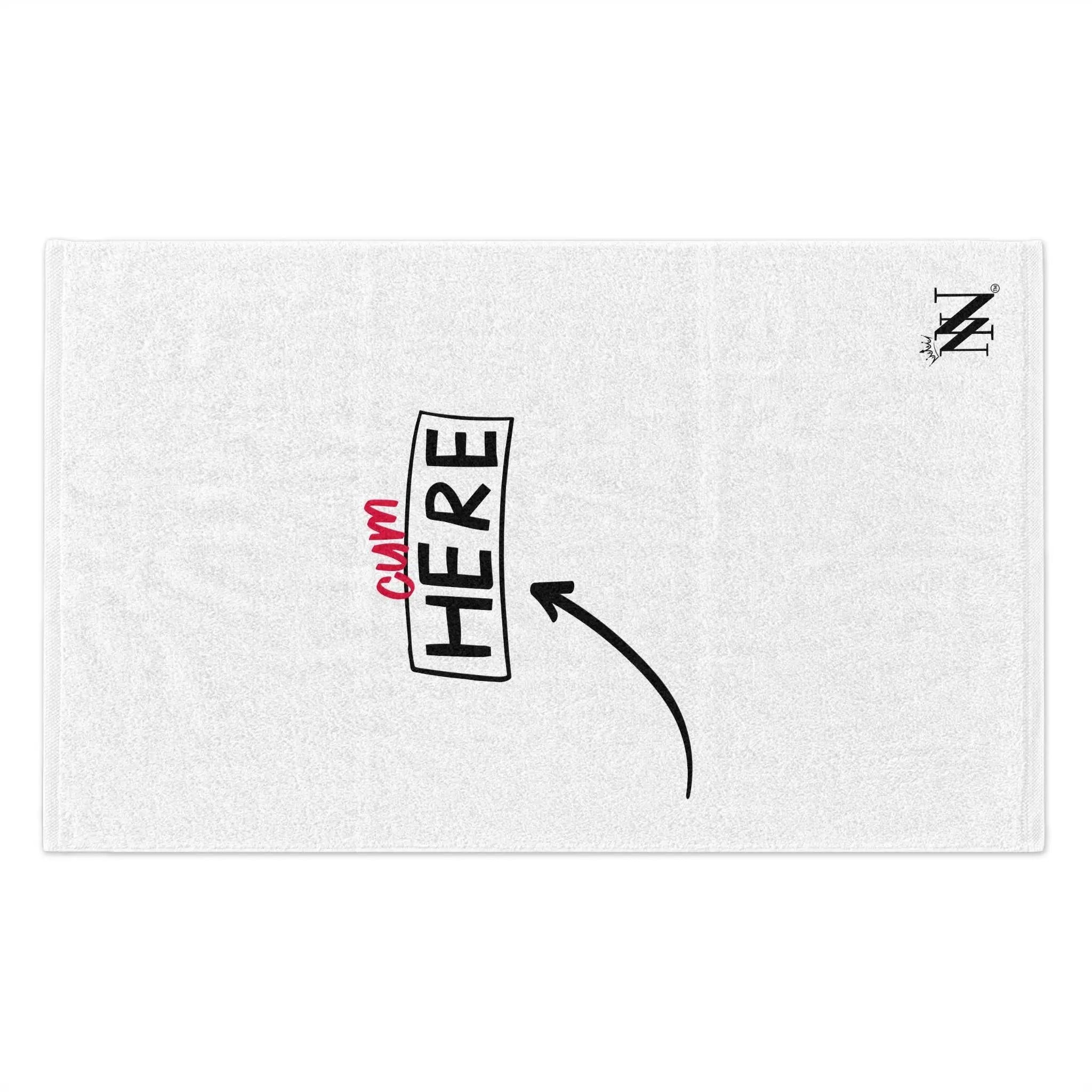 Cum Here | Mix & Match Soft Fun-Flirty Lovers’ Towels